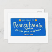 Willkommen im Pennsylvania Notebook Postkarte (Vorne/Hinten)