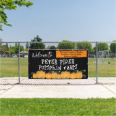 Willkommen im Pumpkin Patch Pumpkin Banner for (Insitu)