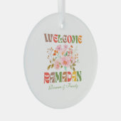 Willkommen im Ramadan Dekor Ornament Aus Glas (Vorderseite Rechts)