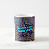 Willkommen im Retro-Web Kaffeetasse (Mittel)