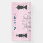 Willkommen im Schach-Party Banner (Vertikal)