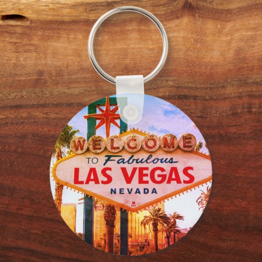 Willkommen im Schlüsselanhänger Las Vegas (Vorderseite)
