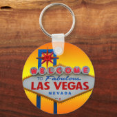 Willkommen im Schlüsselanhänger Las Vegas (Vorderseite)
