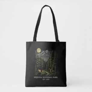 Willkommen im Sequoia National USA Park Tasche