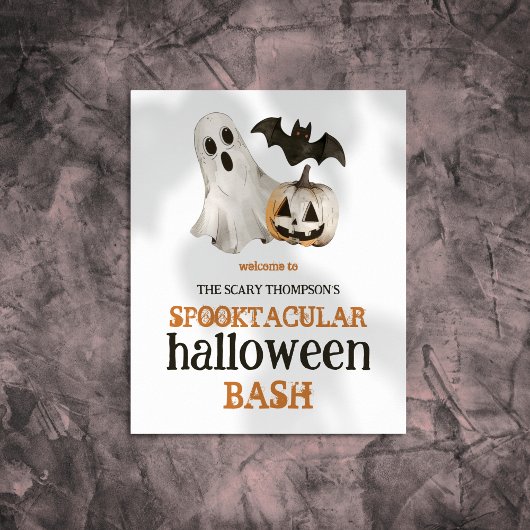 Willkommen im Spooktacular Halloween-Party Poster