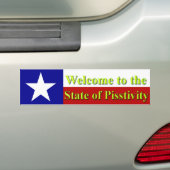Willkommen im Staat der Pisstivity Autoaufkleber (Auf Auto)
