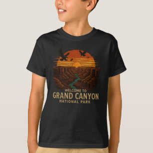 Willkommen im Stickerei Grand Canyon National USA T-Shirt