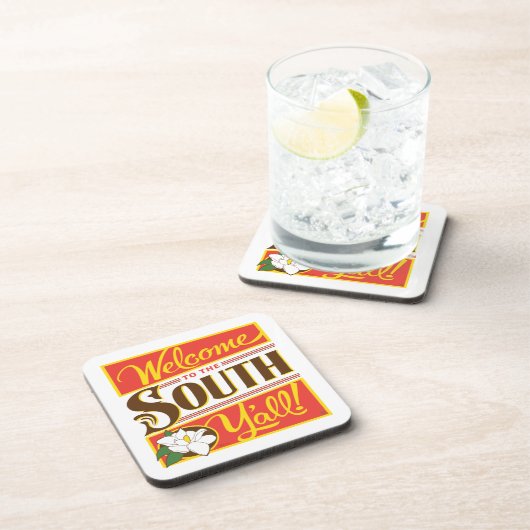 Willkommen im Süden von allen Getränkeuntersetzer (Rechte Seite)