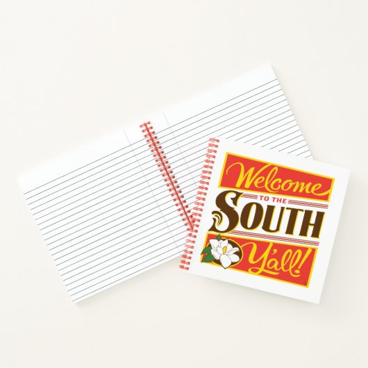 Willkommen im Süden von allen Notizblock (Innenseite)