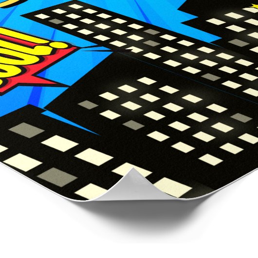 Willkommen im Superhero Headquarters Classroom Poster (Ecke)