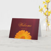 Willkommen im Team Daisy Flower Karte (Gelbe Blume)
