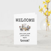Willkommen im Team, Epic Team Member, Card Karte (Gelbe Blume)