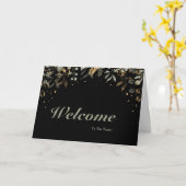 Willkommen im Team Karte (Gelbe Blume)