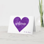 Willkommen im Team Karte (Vorderseite)