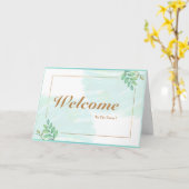 Willkommen im Team Karte (Gelbe Blume)