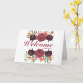 Willkommen im Team Karte (Gelbe Blume)