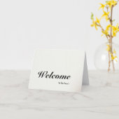 Willkommen im Team Karte (Gelbe Blume)