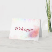 Willkommen im Team Karte (Vorderseite)