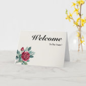 Willkommen im Team Karte (Gelbe Blume)