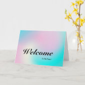 Willkommen im Team Karte (Gelbe Blume)