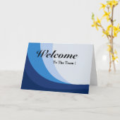 Willkommen im Team Karte (Gelbe Blume)