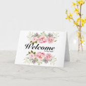 Willkommen im Team Karte (Gelbe Blume)