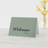 Willkommen im Team Karte (Gelbe Blume)