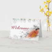 Willkommen im Team Karte (Gelbe Blume)