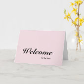 Willkommen im Team Karte (Gelbe Blume)