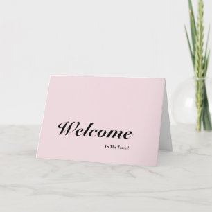 Willkommen im Team  Karte