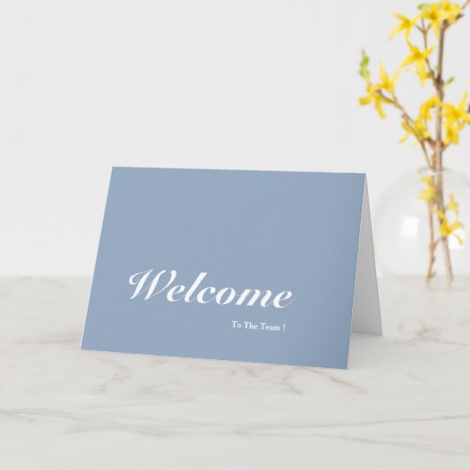 Willkommen im Team Karte (Gelbe Blume)