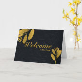 Willkommen im Team Karte (Gelbe Blume)