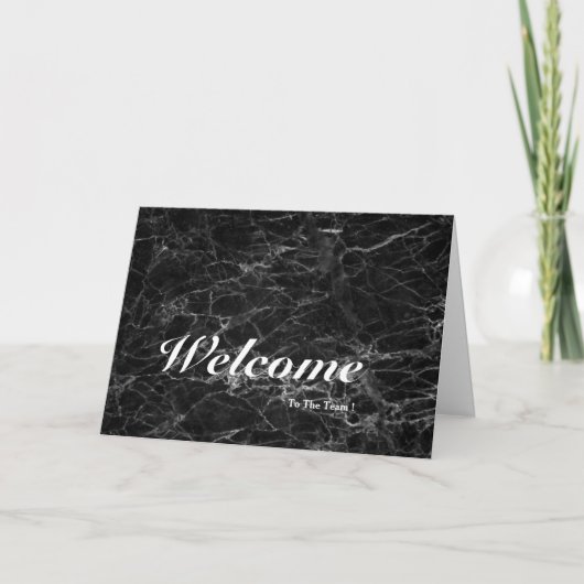 Willkommen im Team Karte (Vorderseite)