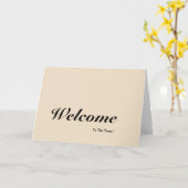 Willkommen im Team Karte (Gelbe Blume)