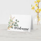 Willkommen im Team Karte (Gelbe Blume)