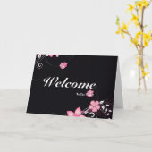 Willkommen im Team Karte (Gelbe Blume)