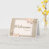 Willkommen im Team Karte (Gelbe Blume)