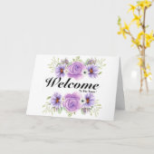 Willkommen im Team Karte (Gelbe Blume)