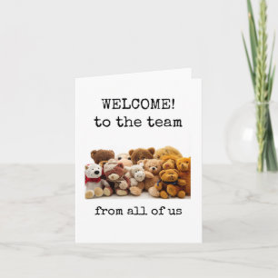 Willkommen im Team, von uns allen Karte