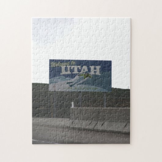 Willkommen im Utah Jigsaw Puzzle (Vertikal)