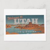 Willkommen im Utah Notebook Postkarte (Vorderseite)