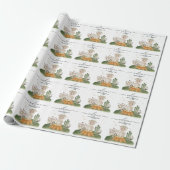 Willkommen im Wald - Baby Schaf Geschenkpapier (Ungerollt)