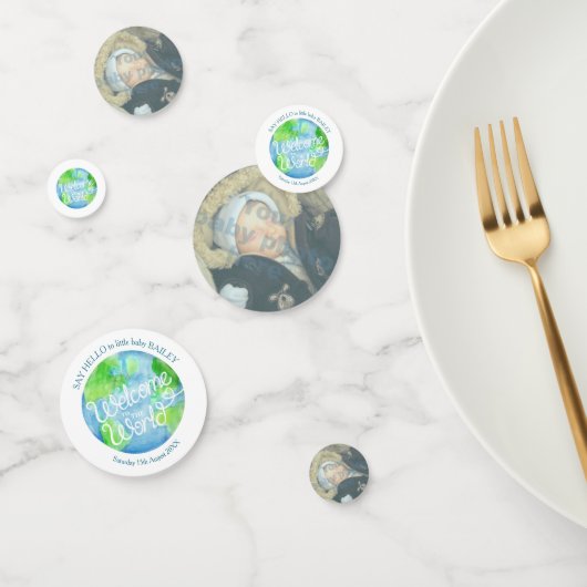 Willkommen im Welt Foto Party Konfetti (Gruppe)