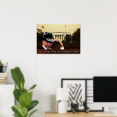 Willkommen im Westflügel Poster (Heimbüro)