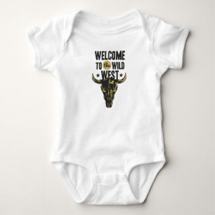 Willkommen im Wilden Westen Baby Strampler