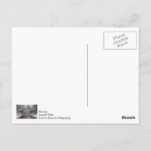 Willkommen im Winter Postkarte (Rückseite)