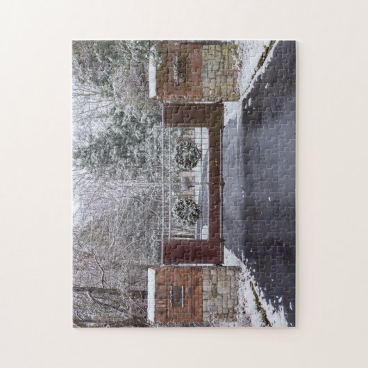 Willkommen im Winter Puzzle (Vertikal)