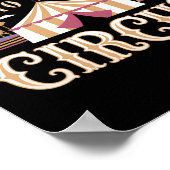 Willkommen im Zirkus Poster (Ecke)