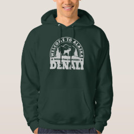 Willkommen in Alaska. Denali-Logo Hoodie