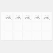 Willkommen in Alaska Etiketten (Blatt)